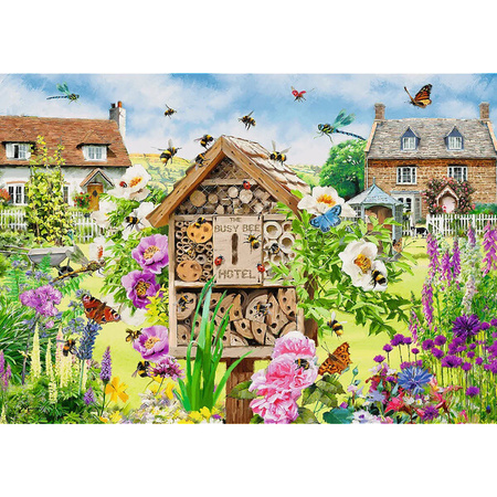 Puzzle Trefl 1000 Premium Plus Tea Time Dom dla pszczół 108095