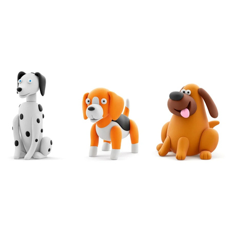 Hey Clay Zestaw Psi Przyjaciele 15-pak 245483