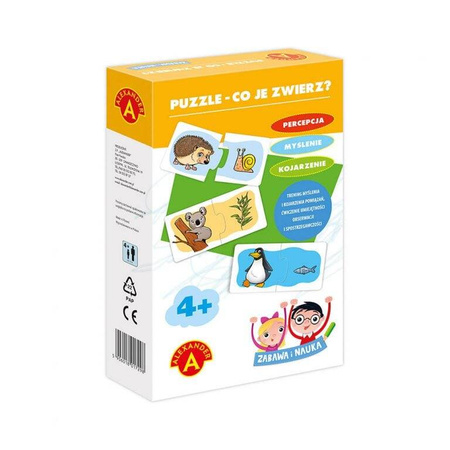 PUZZLE CO JE ZWIERZ - ZABAWA I NAUKA 018301
