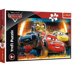 Puzzle trefl 100 cars mcqueen wyścig