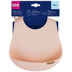 Lovi Śliniak silikonowy Nude 880467