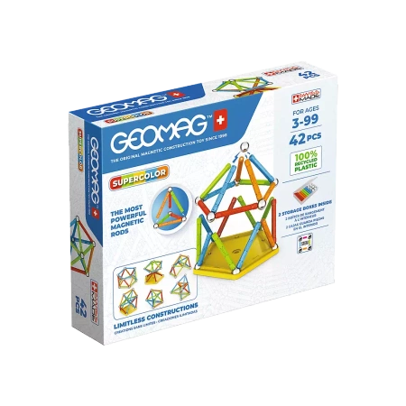 Geomag Supercolor Panels Recycled Klocki magnetyczne 42el 003830
