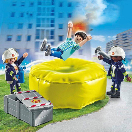 Playmobil 71465 Strażacy z poduszką powietrzną 714657