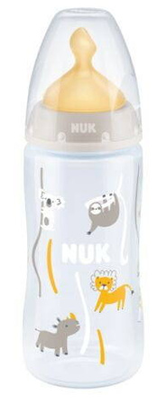 Nuk butelka 300ml z wskaźnikiem temp. Smoczek lateks 0-6m-cy 360094