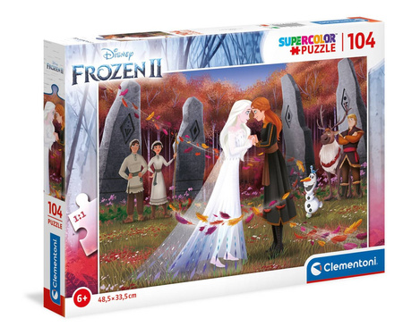 Clementoni Puzzle 104 el. Super Kolor Frozen 2