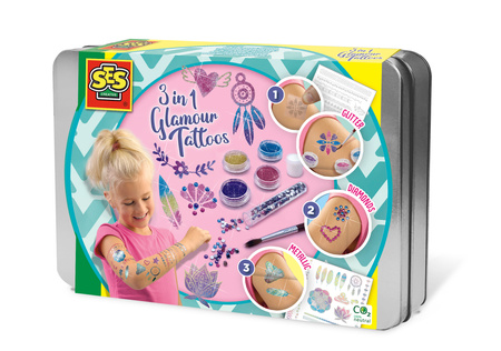 Ses Creative Kreatywna zabawa Modne tatuaże 3w1 141554