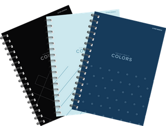 Kołozeszyt Top 2000 A6 80k krata 70g 2 spirale Colors 410324