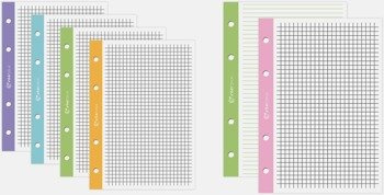 Wkład do seg a4/50 in krata biały kol.marg.