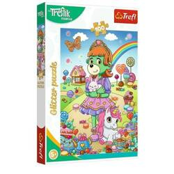 Puzzle Trefl 100 Glitter Brokatowe Trefliki 148336