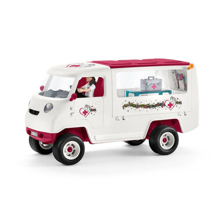 Schleich Mobilna lecznica dla zwierząt ze źrebakiem Horse Club 023101
