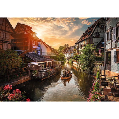 Puzzle Trefl 1000 Premium Plus Photo Odyssey Mała Wenecja w Colmar Francja 108163