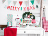 Taśma dekoracyjna merry xmas, mix (1 op. / 4 szt.)
