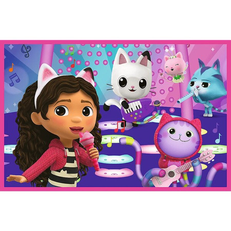 Puzzle Trefl 2x24 Zabawy z Gabby 344332