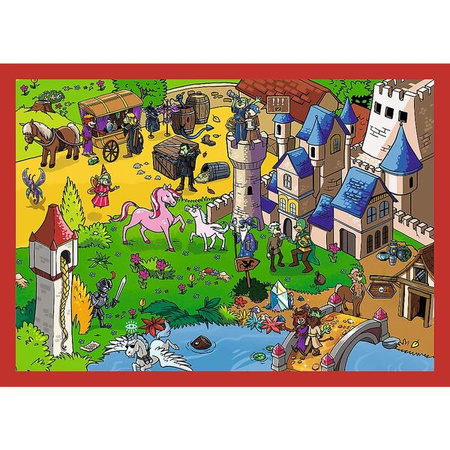 Puzzle Trefl 4w1 Podróże Treflików 346756