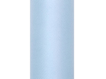 Tiul gładki, błękit, 0,3 x 9m