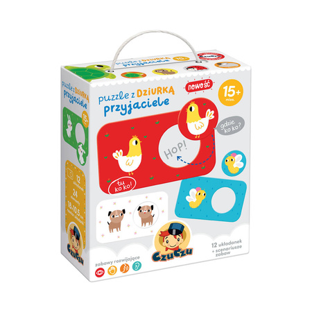 Czuczu Puzzle z dziurką Przyjaciele 15 miesięcy+ 490791