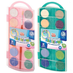 Farby akwarelowe pastel 12kol 23,5mm 190846