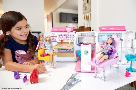 Barbie frm19 karetka mobilna ze światłem i dźwiękiem