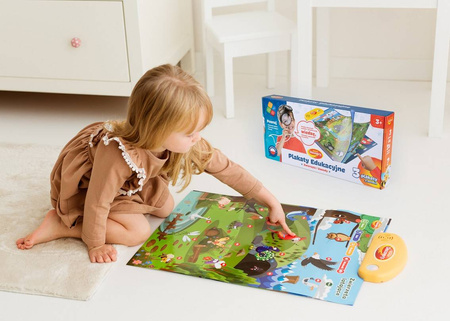 Edukacyjne plakaty Zwierzęta i Zawody 962388