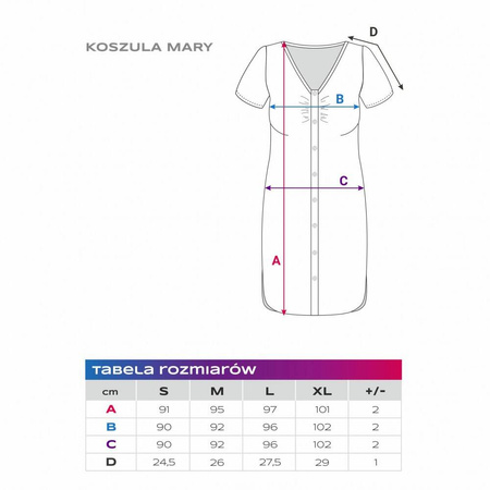 KOSZULA MARY BEŻOWA MELANGE L