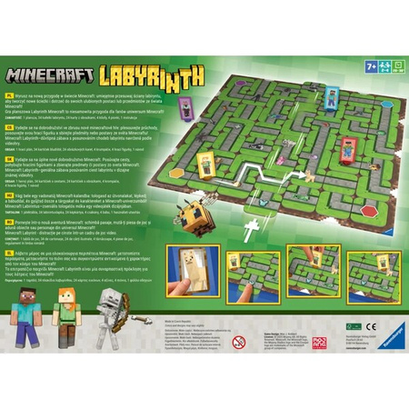 Ravensburger Gra Labirynt Minecraft 247714