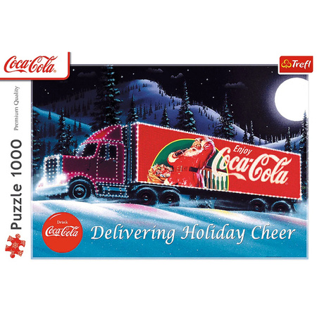 Puzzle Trefl 1000 Coca-Cola Świąteczna ciężarówka 109412