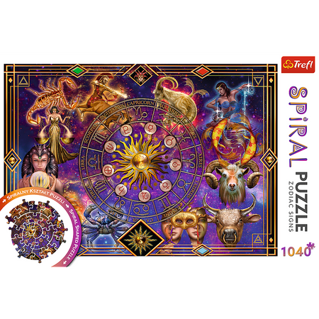 Puzzle Trefl 1040 Spiral Puzzle Znaki zodiaku 400151