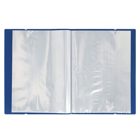 Strigo Album ofertowy A4 20 koszulek z gumką granatowy 854942