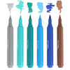 Strigo Marker Akrylowy z Końcówką Brush w Trójkątnej Obudowie w 6 kolorach 854317