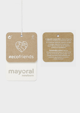 Mayoral Body ECOFRIENDS dla dziewczynki rozm. 12 m 80 kolor 57 rosa baby
