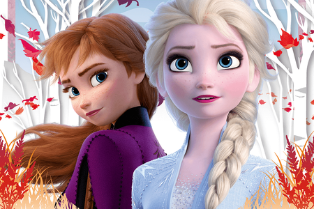 Puzzle Trefl 60 Zaczarowany świat Anny i Elsy Disney Frozen II