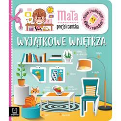 Album z naklejkami. Mała projektantka. Wyjątkowe wnętrza 136432