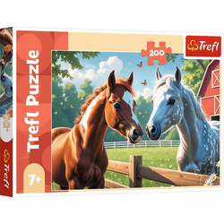 Puzzle Trefl 200 Konie na polanie 133288