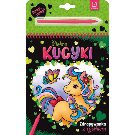 Piękne kucyki. Zdrapywanka z rysikiem 139969