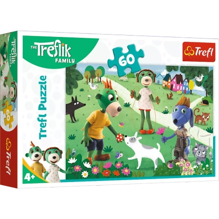 Puzzle trefl 60 Radosny dzień Treflików 173772
