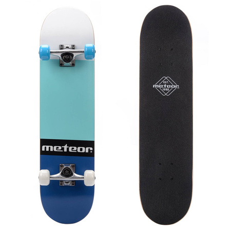 Deskorolka meteor drewniana salty blue/mint 