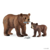Schleich Matka Grizzly z małym niedźwiedziem
