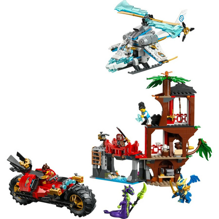 LEGO 71857 NINJAGO Bitwa Ninja Domek na drzewie z pojazdami 055670