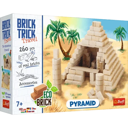 Trefl Brick Trick Podróże Buduj z cegły Piramida M 615500