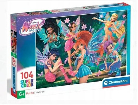 Clementoni Puzzle 104 Maxi Super Kolor Winx 250851