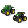 Tomy john deere traktor monster 2-pak św/dźw. 466703