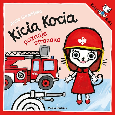 Książeczka Kicia Kocia Poznaje strażaka 658255