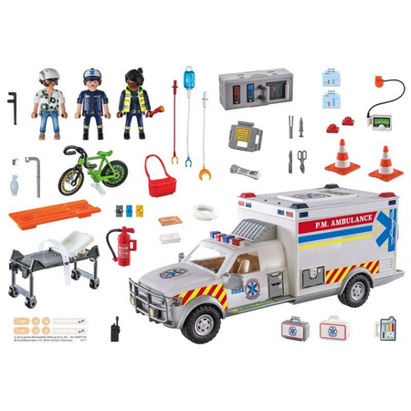 Playmobil 70936 Ambulans pogotowia ratunkowego: US Ambulance