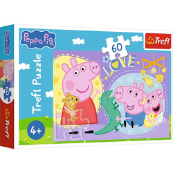 Puzzle Trefl 60 Szczęśliwa świnka 174144