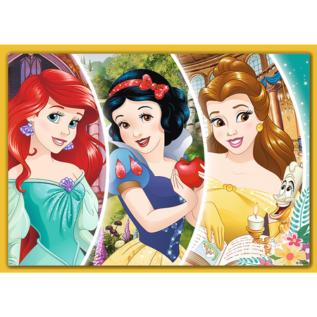 Puzzle trefl 4w1 35,48,54,70 disney princess