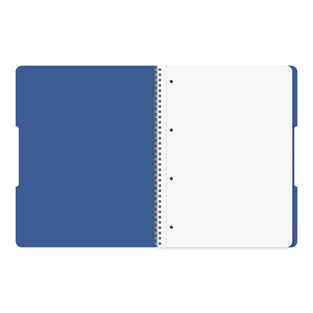Herlitz Kołozeszyt A4 80k krata 70g 2 spirale Eco PP Granat 500271