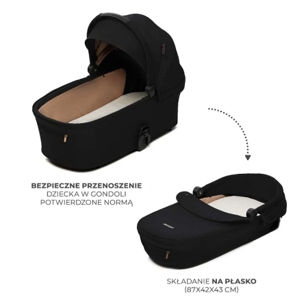 Kinderkraft  Nea 2 Midnight Black 2w1 926008 Wózek wielofunkcyjny