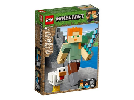 Lego 21149 minecraft bigfig alex z kurczakiem