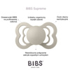 Bibs Supreme smoczek uspok.M Fossil Grey smoczek uspokajający  237784
