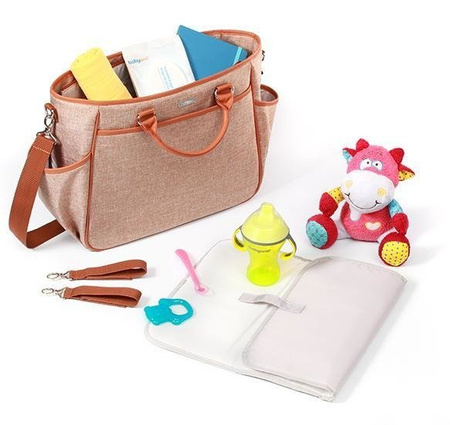 Babyono torba dla mamy comfort chic z matą do przewijania 407219